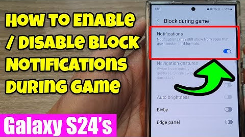 🎮 Stop Annoying Notifications While Gaming! How to Block Notifications on Your Galaxy S24/S24+ Ultra