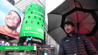 Enable on the NASDAQ Sign: An Interview with CEO Andrew Butt Resimi