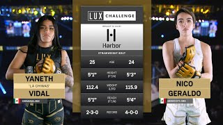 :  Nicole Geraldo vs Yaneth Vidal | Guerra sin cuartel en LUX 029 