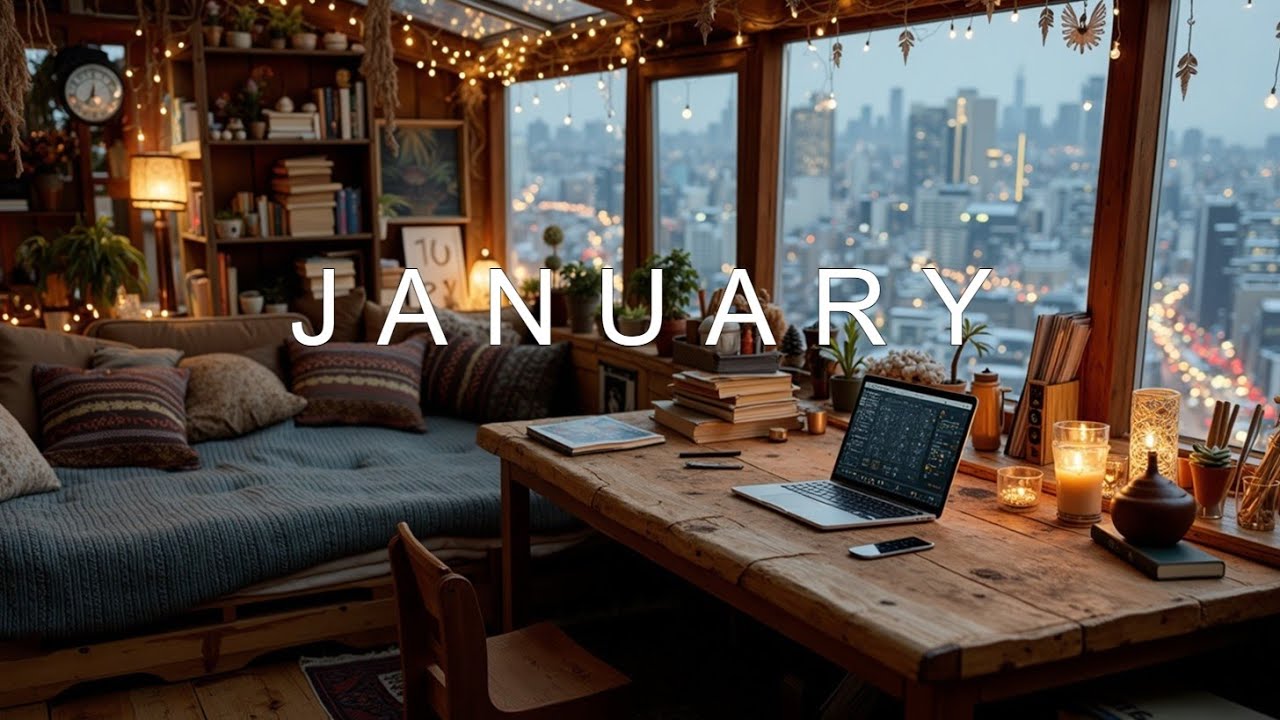 Музыка для Глубокой Работы Зима Январь ~ Саундтрек для Спокойной Продуктивности и Фокуса