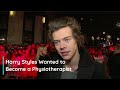 Harry Styles Wanted to Become a Physiotherapist