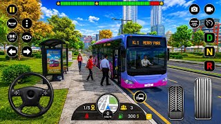 Bus Driving Game 2026 3D: Challenging city bus driving simulator passenger pickup -iphone game play screenshot 2