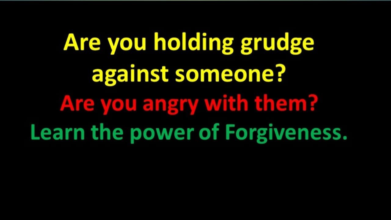 Power of Forgiveness | Don't hold Grudges | Let Go | #motivation # ...