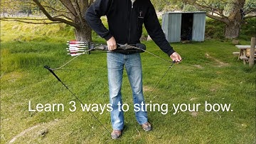 Learn 3 Methods of How to String your Bow