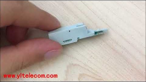 LSA Type Single Pair Lighting Protector For Krone Module YL 49091063 40