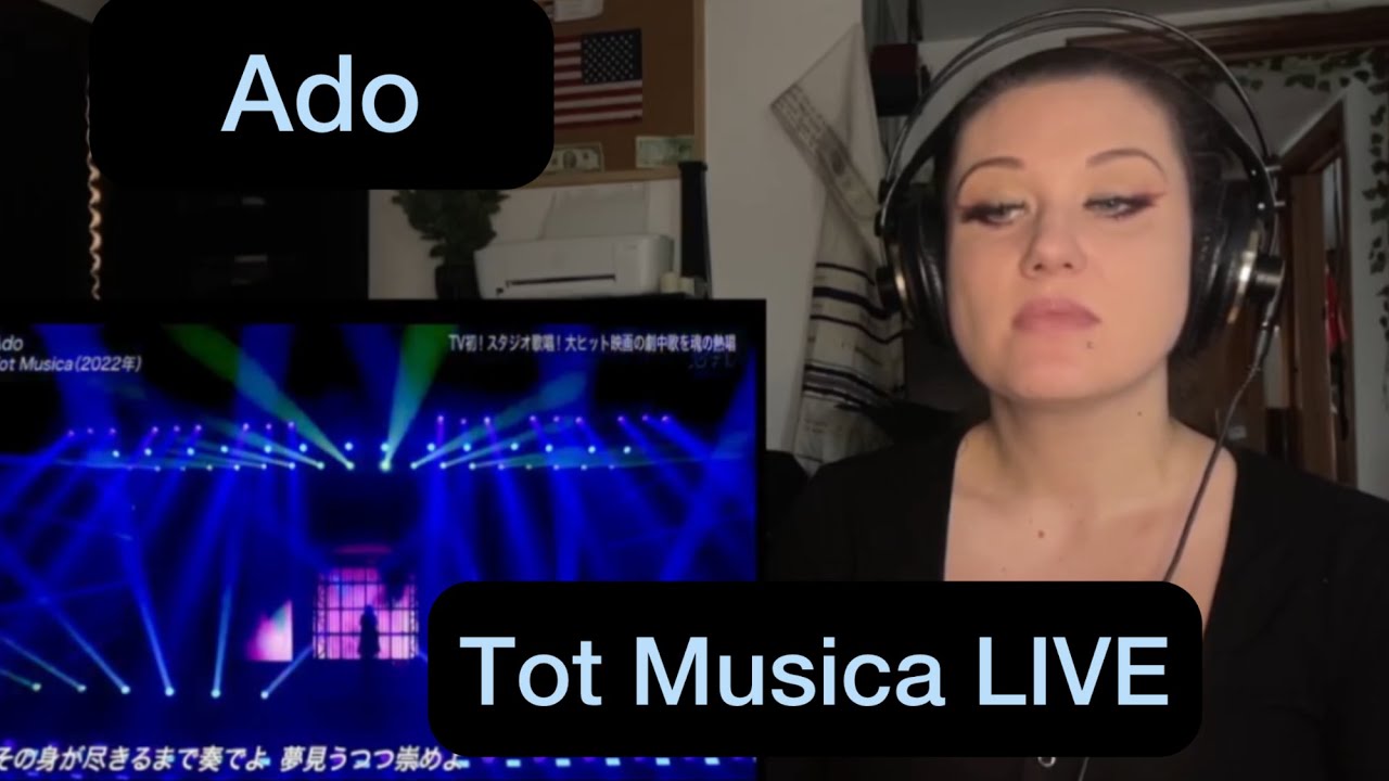 Metal Singer Reacts to 【Ado】Tot Musica - LIVE