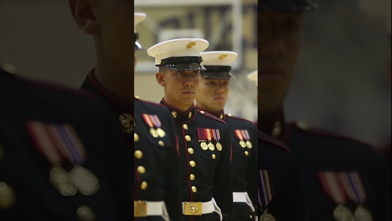 Взвод бесшумной строевой подготовки: непревзойденная точность и дисциплина морских пехотинцев США...