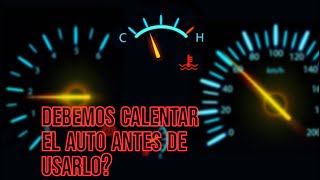 es necesario CALENTAR EL MOTOR por las mañanas?