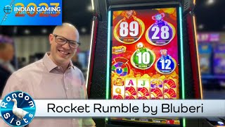 Rocket Rumble Slot Machine by Bluberi at #IGTC2023 screenshot 5