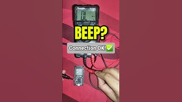 BEEP or Break? 🔊 30-Sec Multimeter Continuity Test #shorts #multimeter #continuity