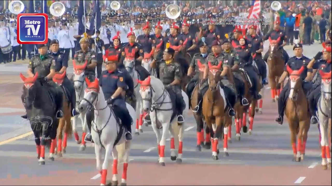 Hari Kebangsaan 2025: Perarakan berkuda aset PDRM uji kemampuan pengendali
