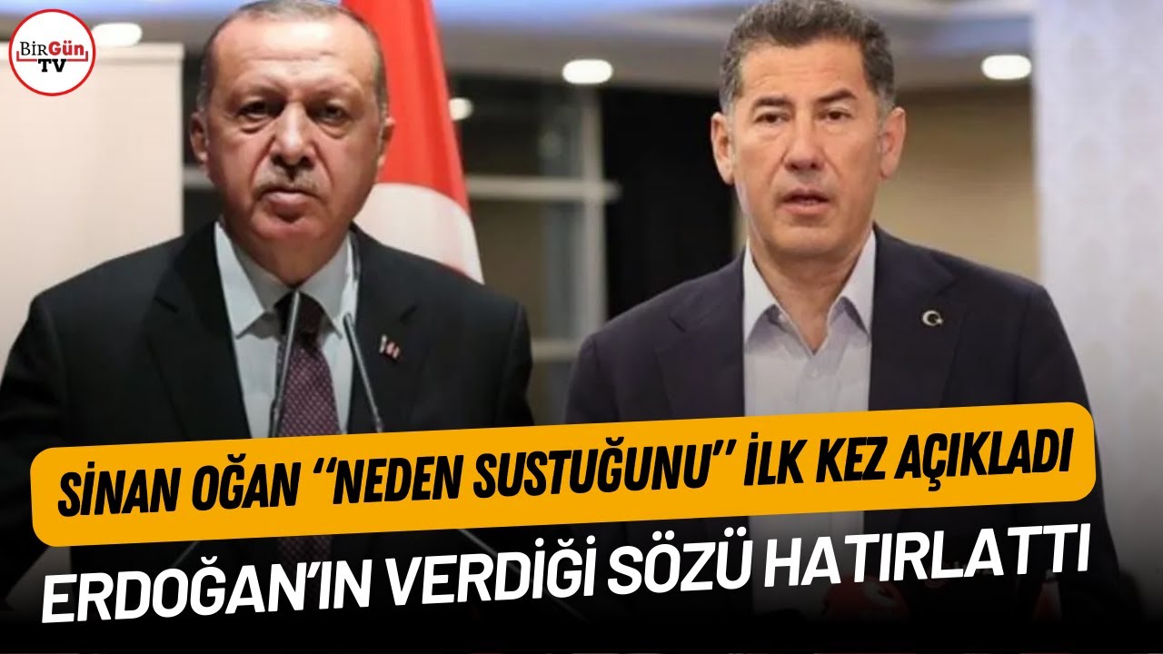 Sinan Oğan "Neden sustuğunu" ilk kez anlattı: Erdoğan'ın verdiği sözü hatırlattı