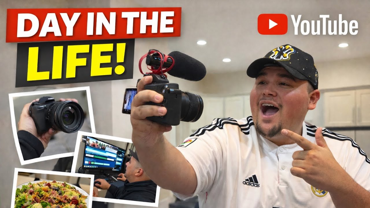 DAY IN THE LIFE OF A FULL TIME YOUTUBER - YouTube