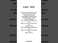 bts - like (lyrics)