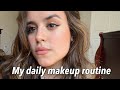 DOING MY MAKEUP IN ENGLISH + Q&A | Laura Rouder