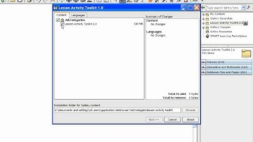 SMART Notebook-Checking for updates-Gallery and Toolkit.wmv