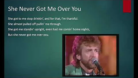 Keith Whitley - She Never Got Me Over You (Demo)