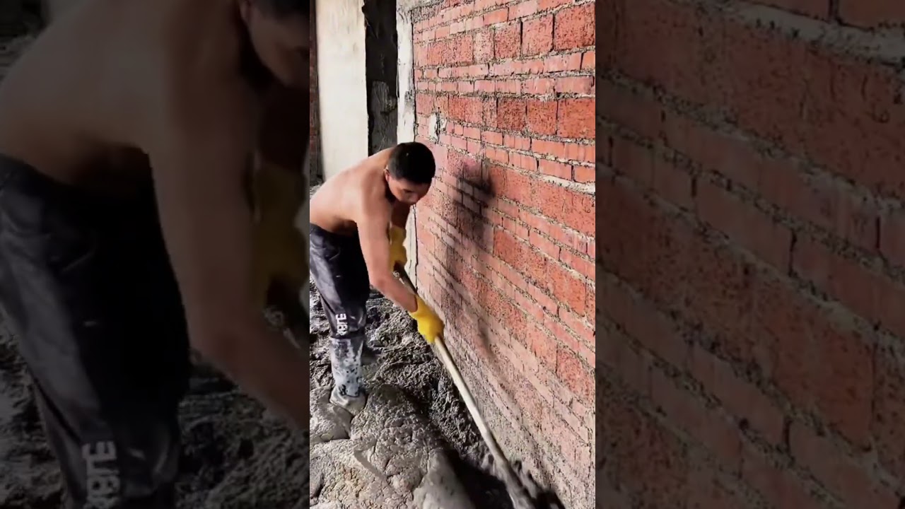 Leveling cement on a cement floor for a smooth surface finish