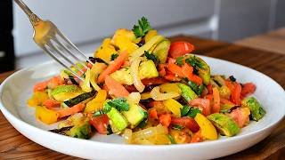 Make This Vegetable Salad for a Slim Waistline 🥗 Easy & Healthy Dinner Recipe!