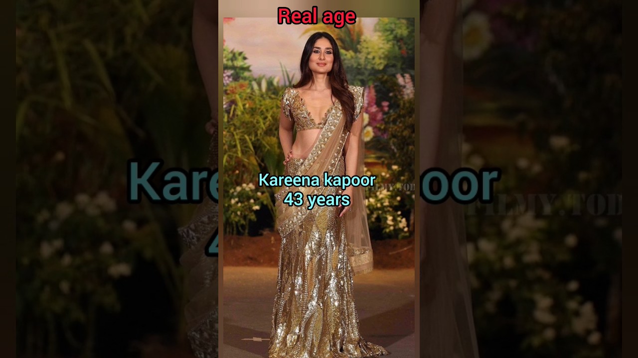 Bollywood actresses with their real age and name 