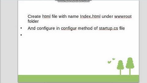 .Net Core Tutorial Part-1|Enable Cors in .net core 3.1.0|set default Index.html page as startup page