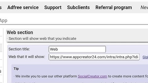 How to convert website into App steps 1 Video Guide