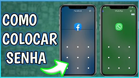 Como que eu faço para colocar a senha no Facebook?