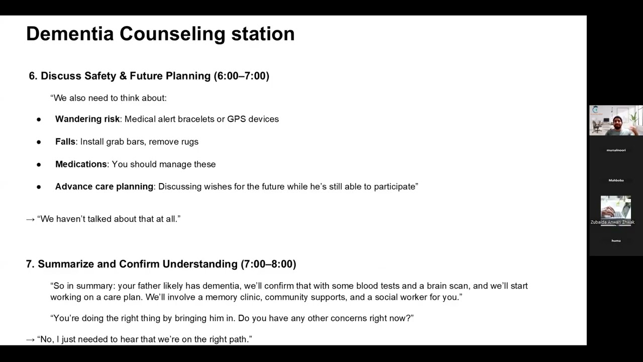 Dementia Counselling