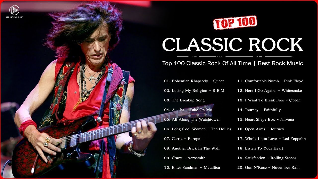 Now 100 Hits Classic Rock Songs Of All Time || Queen, R.E.M, Europe ...