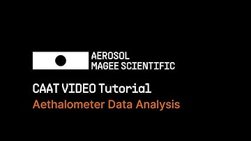 Video Tutorial CAAT_Aethalometer data analysis