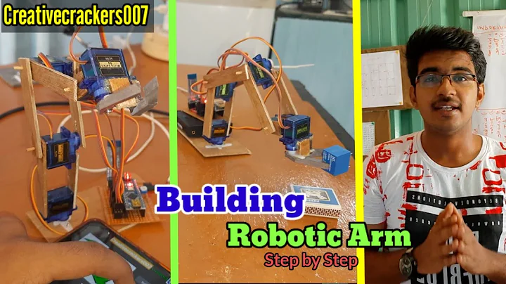 Build mini Robotic arm with Servo and arduino || Arduino || Akashsiva