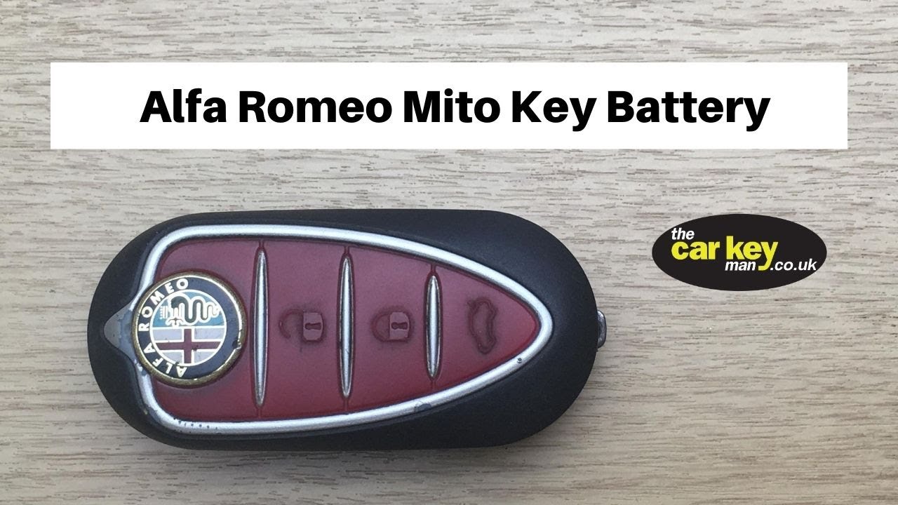 Alfa Romeo Mito Key Battery Change - YouTube