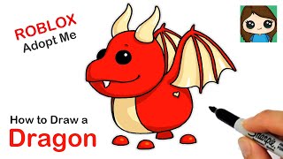 How to Draw a Dragon | Roblox Adopt Me Pet