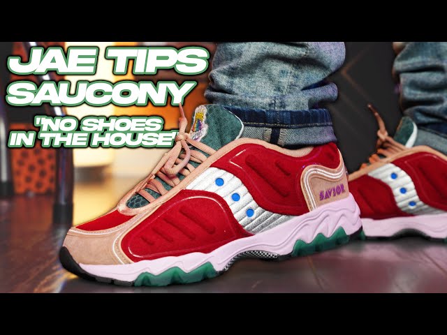Saucony x Jae Tips ☆ Matrix ‘No Shoes In The House’ Jae Tips x Matrix 'No Shoes In The House - Cranberry Review