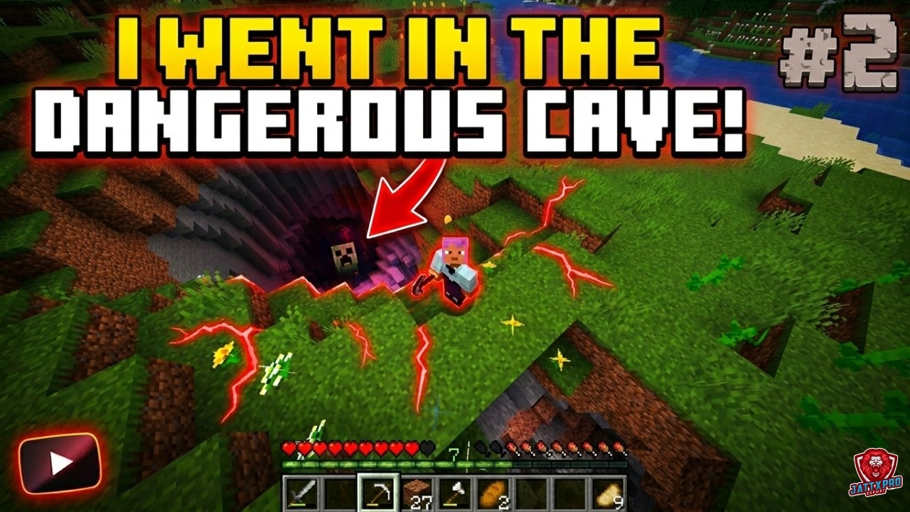 I WENT IN THIS CAVE IN MINECRAFT 😱😱 || MINECRAFT EPISODE 2 || SURVIVAL ...