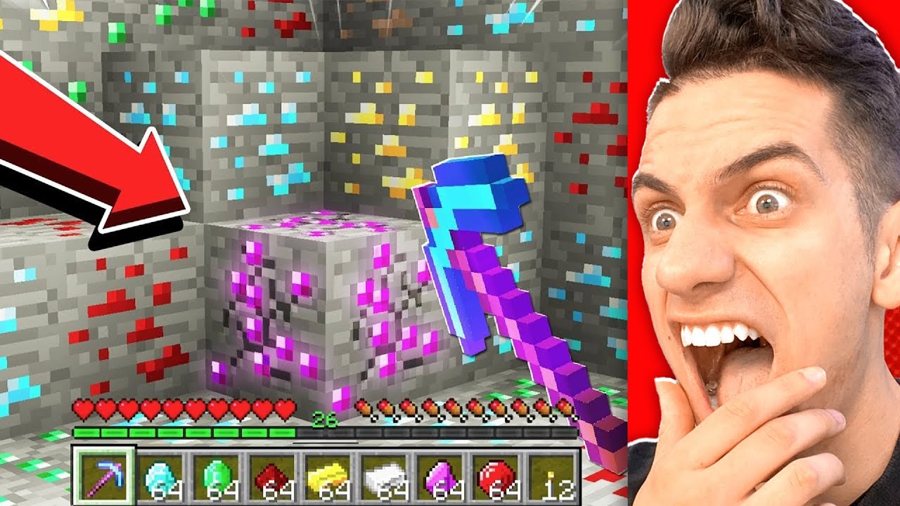 MINECRAFT BUT IT'S THE MOST LUCK IN ONE VIDEO! (Try Not To Say WOW Challenge)