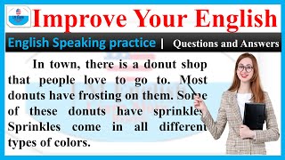 The local Donut Shopβ | English Speaking Practice | Short stories | Listen and Practice #55