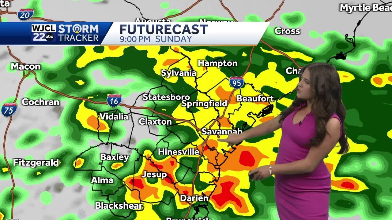 Widespread Rain on the Way for Sunday - YouTube