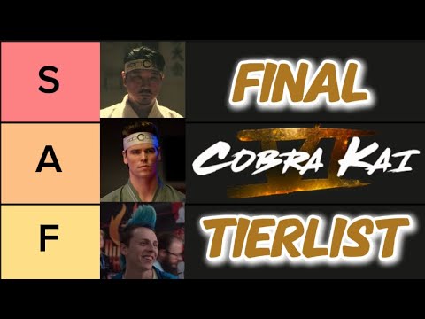 Cobra Kai Season 6 Part 3 Character Tierlist! - YouTube