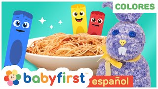 Colores en español para niños | Magia de La Pandilla de Colores | Conejo de Calcetín + | BabyFirst