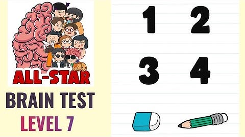 Brain Test All Star Level 7 | What is 3+3? | Walkthrough