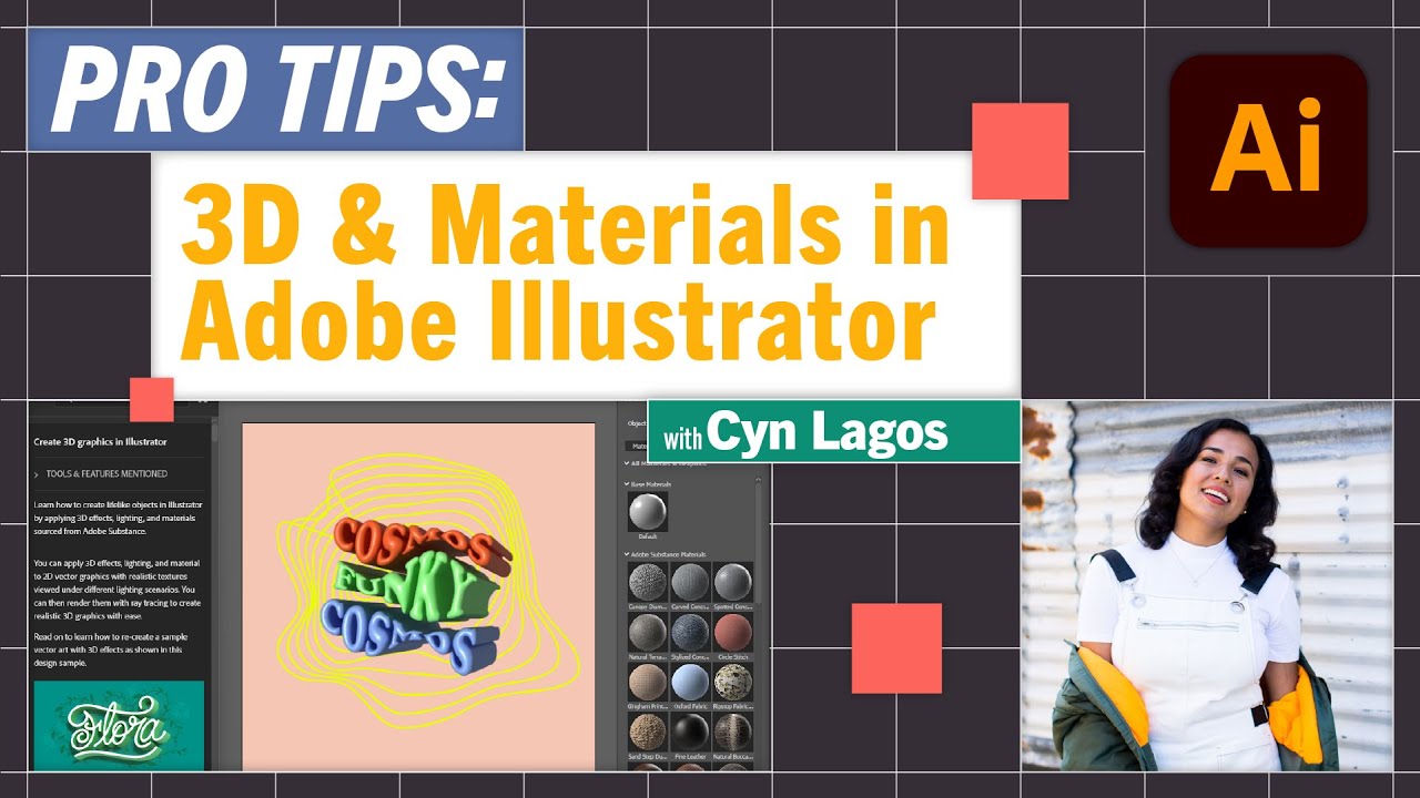 Pro-Tips: 3D & Material in Adobe Illustrator