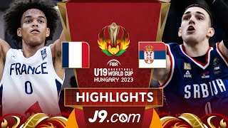 France 🇫🇷 v Serbia 🇷🇸 | J9 Highlights