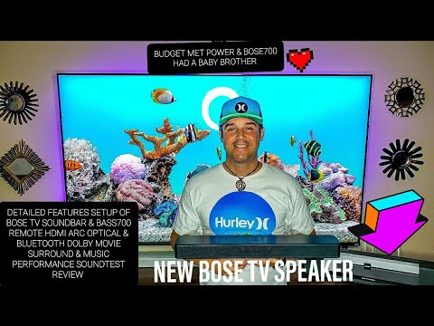 BOSE TV SPEAKER NEW SOUNDBAR 🤩BOSE BASS700 Dolby on a Buget🤔 Soundtest Setup Review💯 SOLO5 Replaced?
