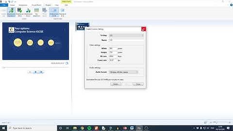 Exporting to different resolutions in Movie Maker 9626 CIE