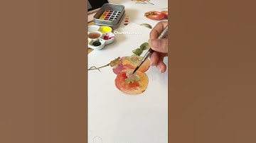 Bài 6: Học vẽ màu nước bắt đầu từ đâu? Vẽ gì? #art #huongdan #watercolor #tranhmaunuoc #vetranh #vẽ