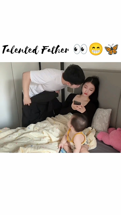 Talented Father 👀😁🦋 #love #kiss #couple #kissess #korean #kiss