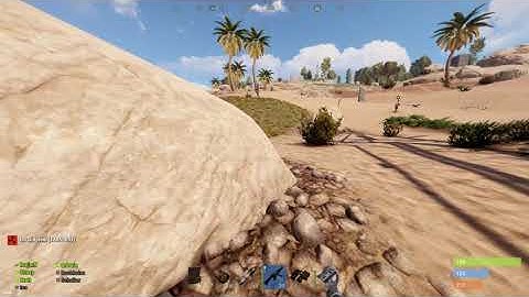 Found a hidden stash in Rust by chance with kitted M249