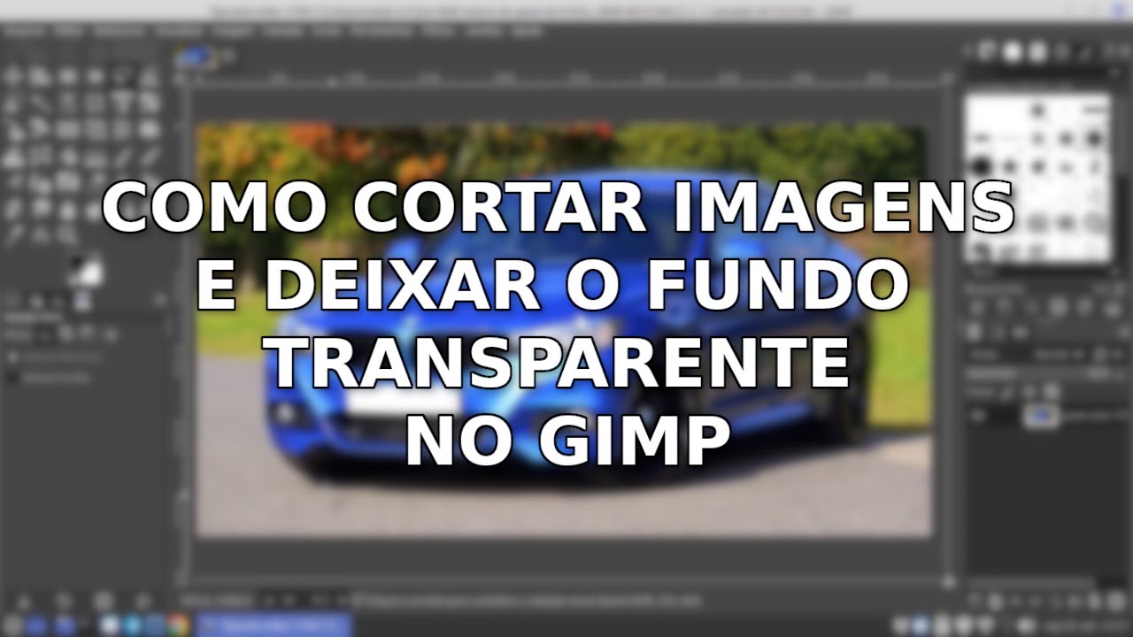 Como Cortar Imagens e Deixar o Fundo Transparente no GIMP