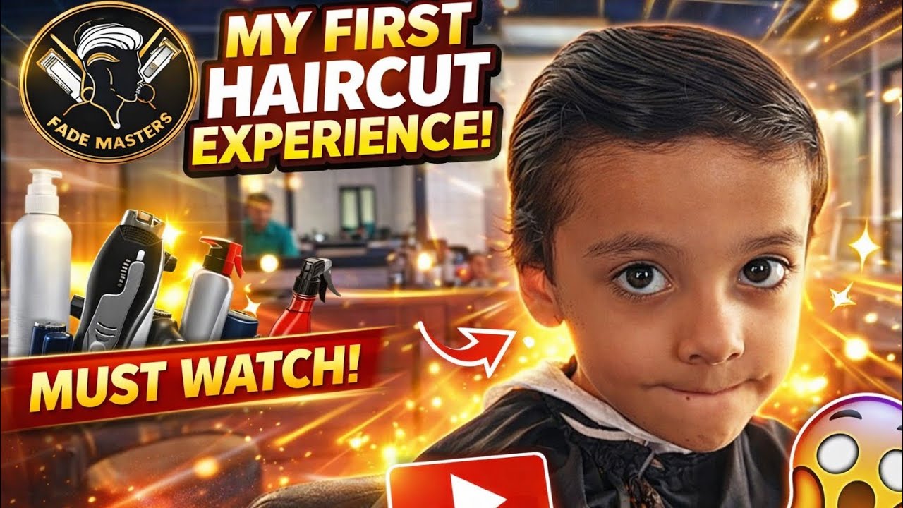 My First Haircut Experience 😱 | Cute Kid Transformation ✂️ | Must Watch!